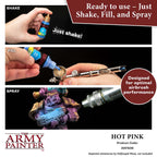 The Army Painter Warpaints Air Fluorescent Hot Pink Non Toxic Acrylic Paints 18ml AW1506