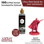 The Army Painter Warpaints Air Matt Varnish Protective Non Toxic Acrylic Paint 18ml AW2003