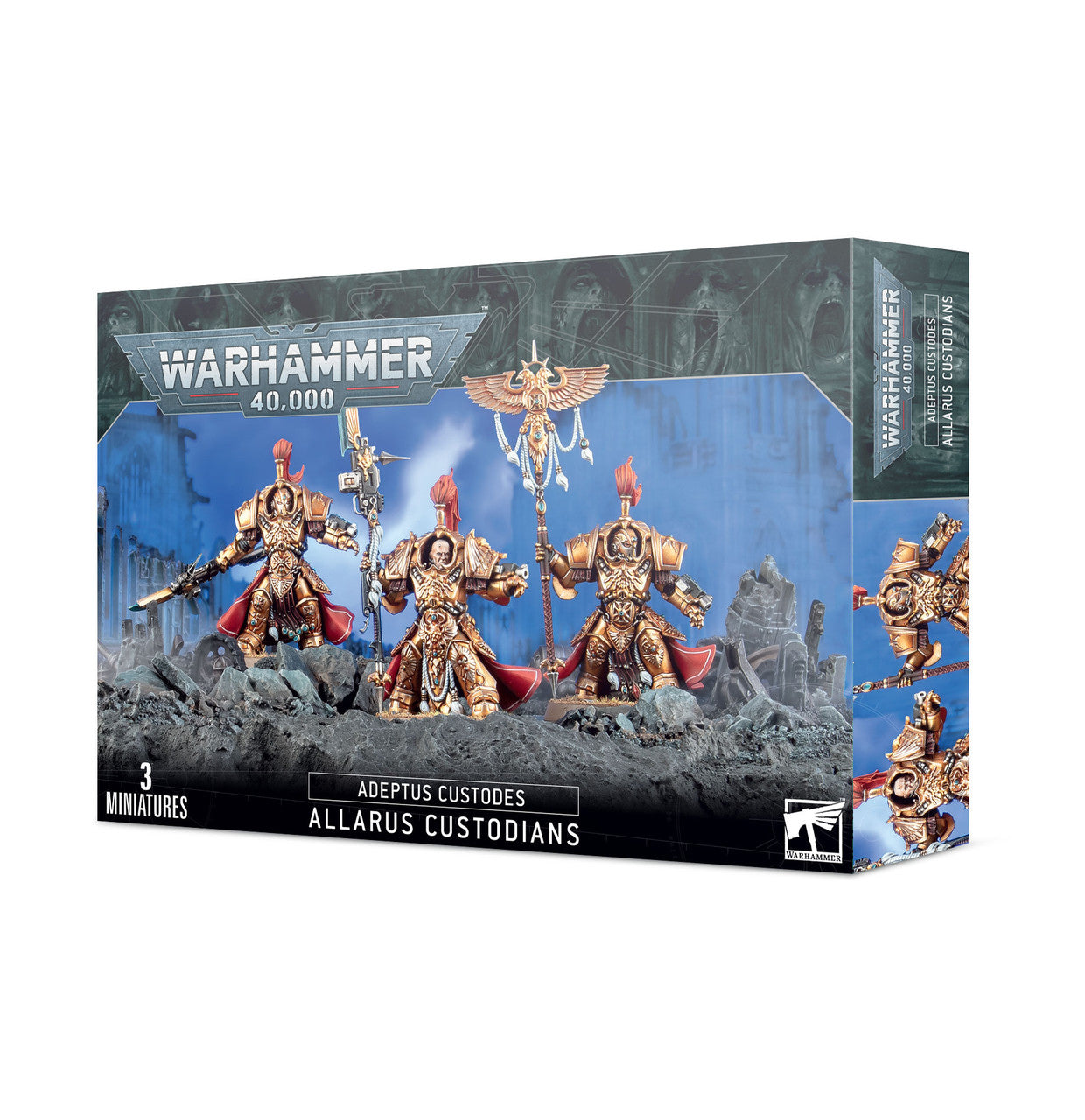 Games Workshop Warhammer 40K Adeptus Custodes Allarus Custodian Miniature 01-13