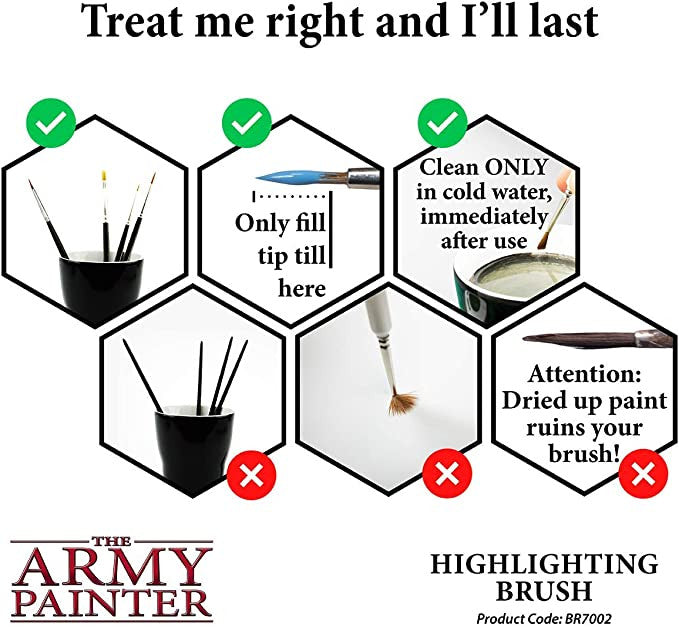 The Army Painter Hobby Highlighting Paint Brush BR7002
