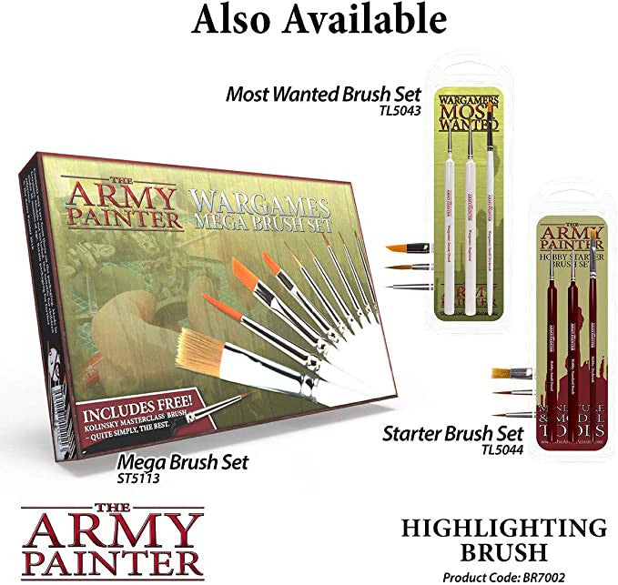 The Army Painter Hobby Highlighting Paint Brush BR7002