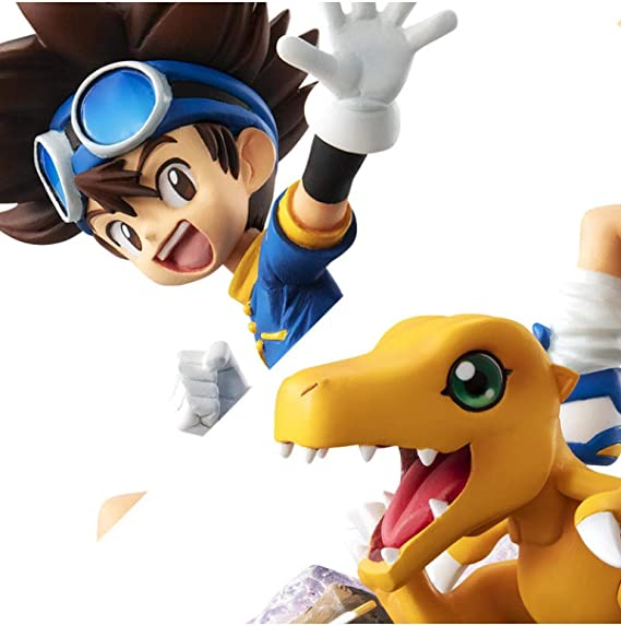 MEGAHOUSE CORPORATION GEM SER Digimon ADV TAI & AUGUMON 20TH ANN PVC Statue UTCMH82805R