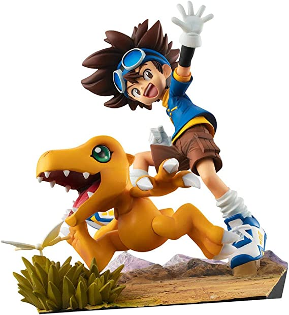 MEGAHOUSE CORPORATION GEM SER Digimon ADV TAI & AUGUMON 20TH ANN PVC Statue UTCMH82805R