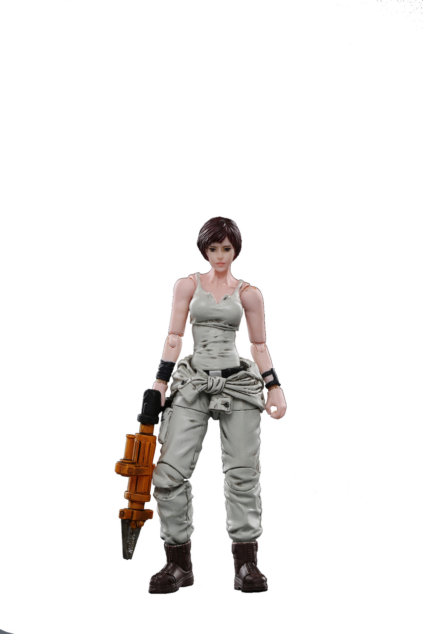 JOYTOY Action Figures 4-Inch Mech Maintenance Team Soldier Figure PVC Military Model Collection Toys (Team A)