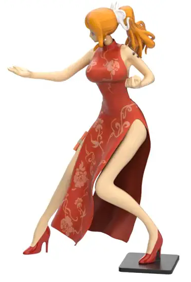 Banpresto ONE Piece Glitterï¼†GLAMOURS-NAMI KUNG FU Style-(ver.A), Multiple Colors (BP17322)