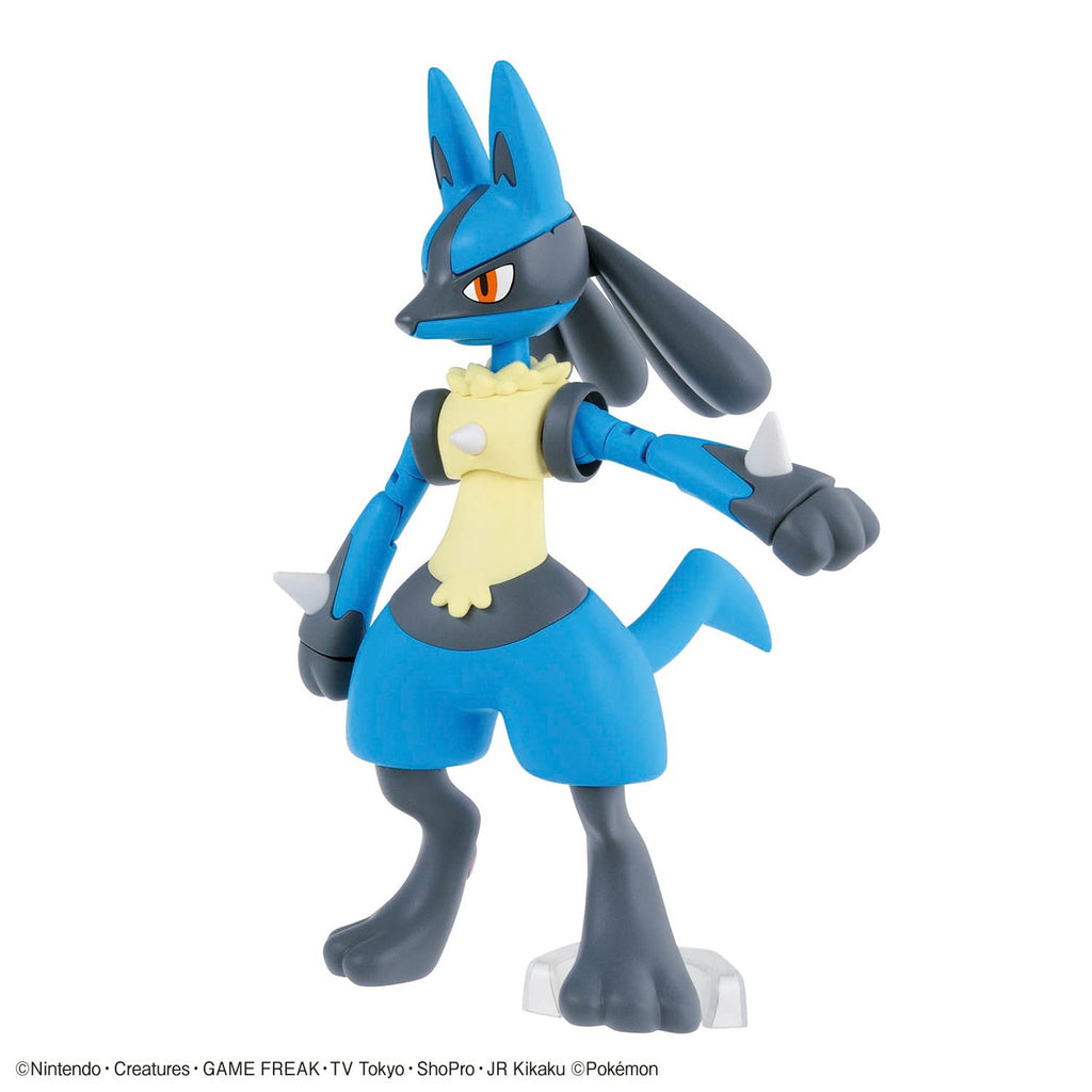 Pokemon Bandai Hobby Riolu & Lucario Pokemon Model Kit, Mulitcolor