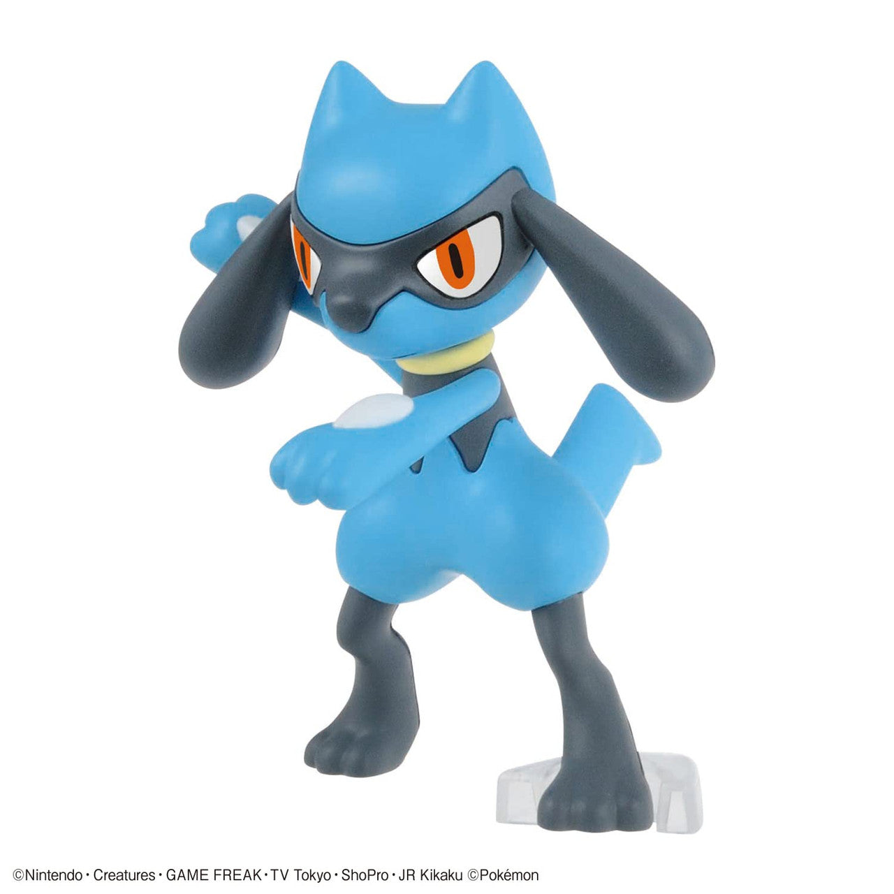 Pokemon Bandai Hobby Riolu & Lucario Pokemon Model Kit, Mulitcolor