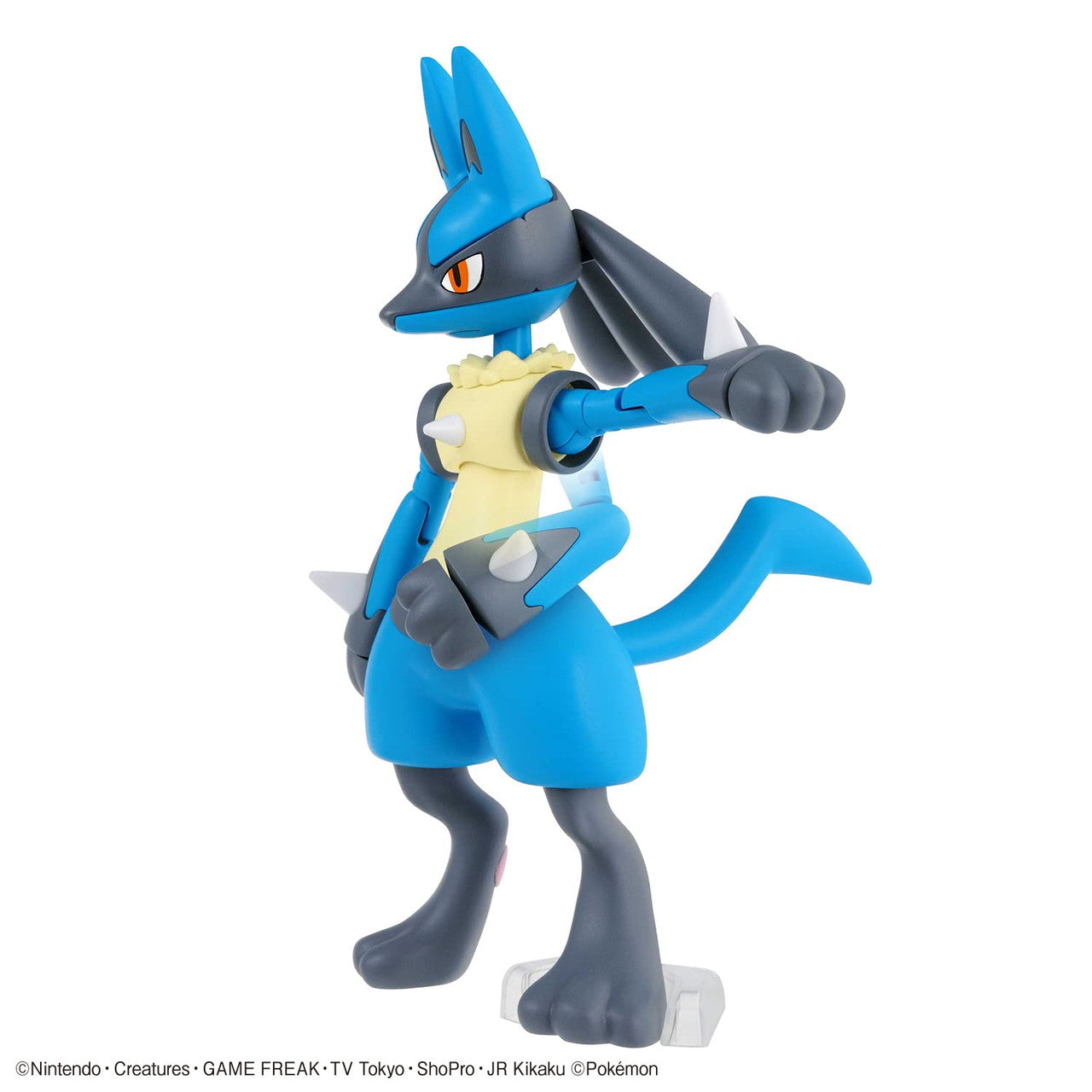 Pokemon Bandai Hobby Riolu & Lucario Pokemon Model Kit, Mulitcolor