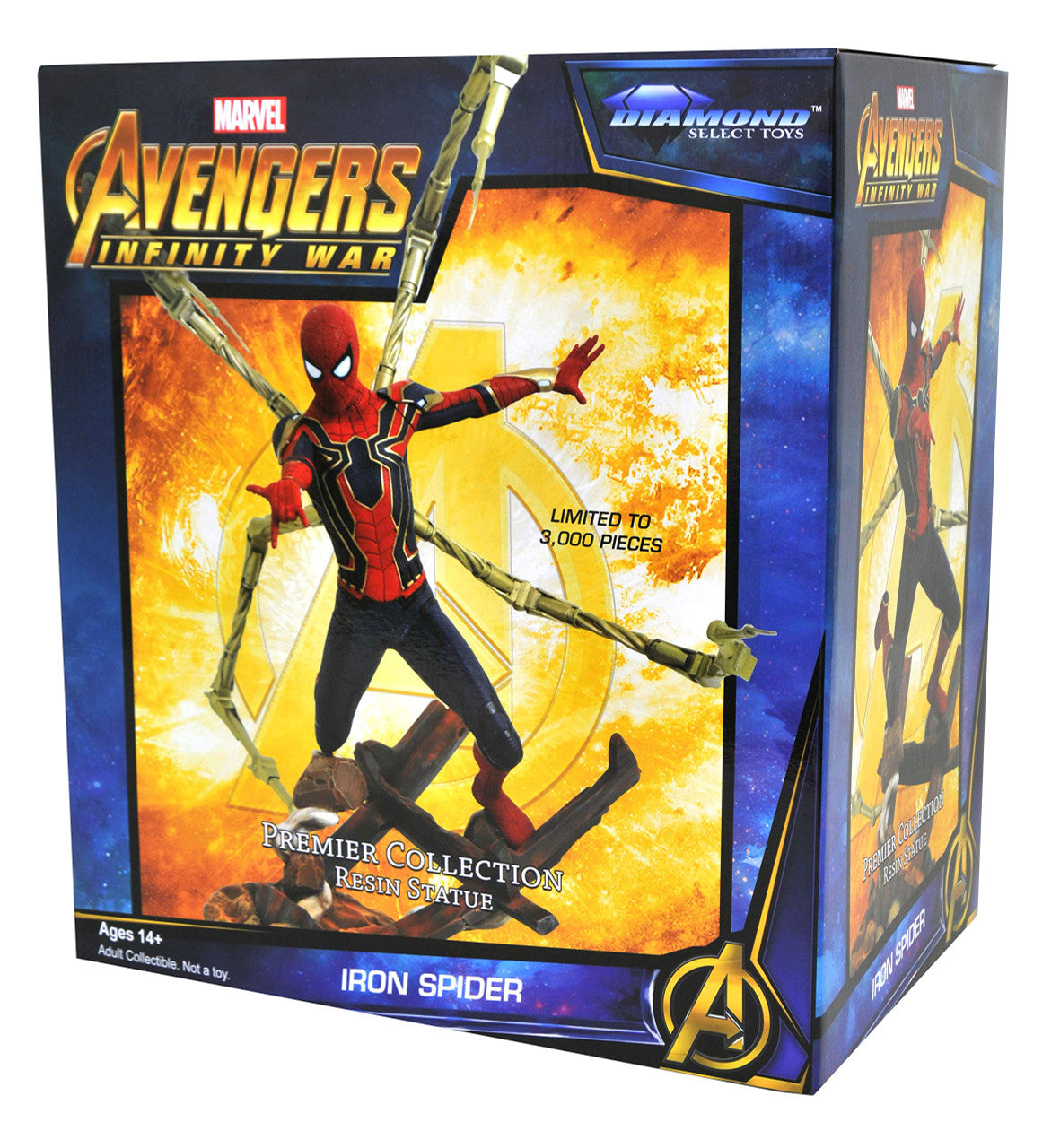 MARVEL PREMIER AVENGERS 3 IRON SPIDER-MAN STATUE (O/A)