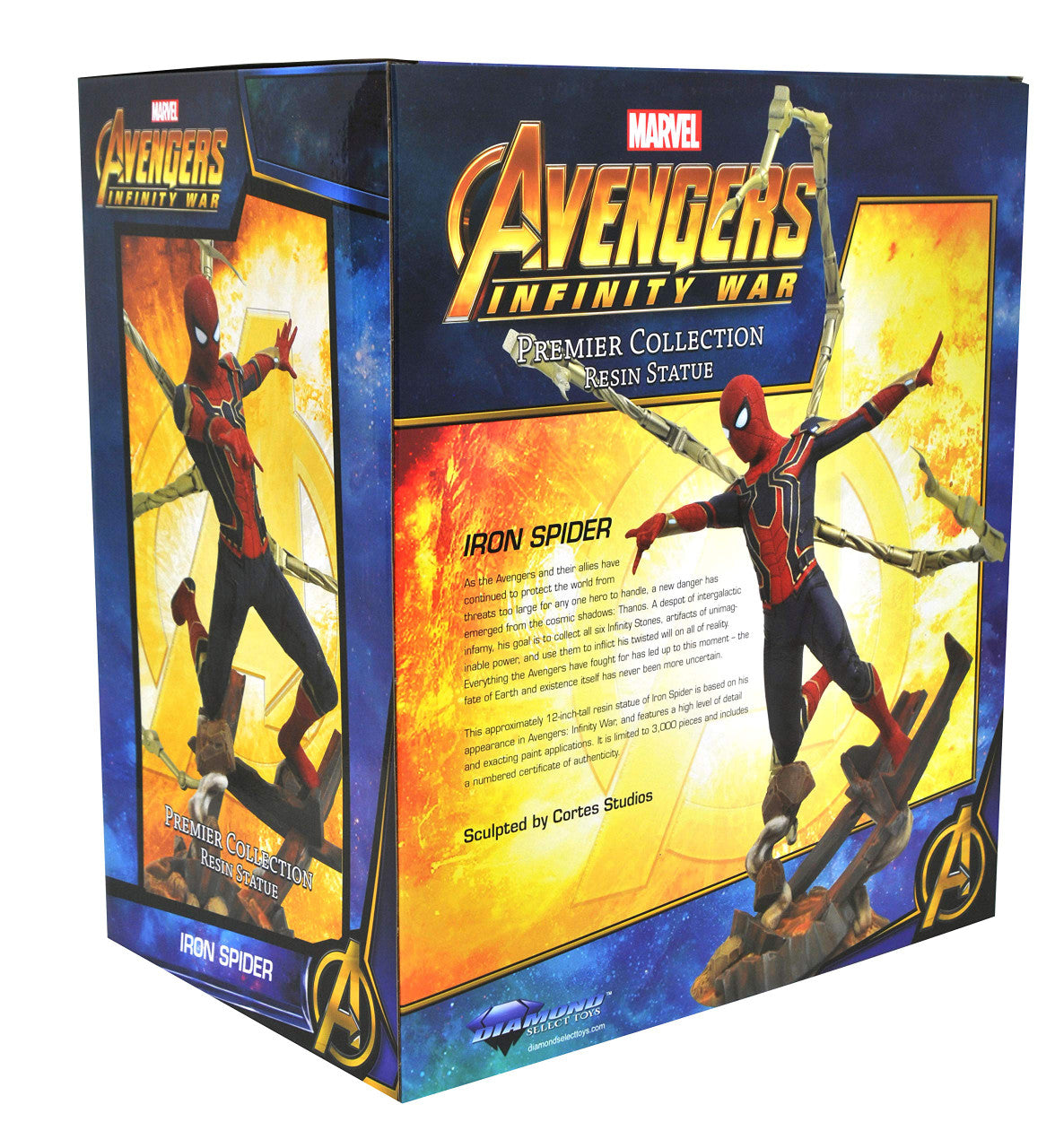 MARVEL PREMIER AVENGERS 3 IRON SPIDER-MAN STATUE (O/A)