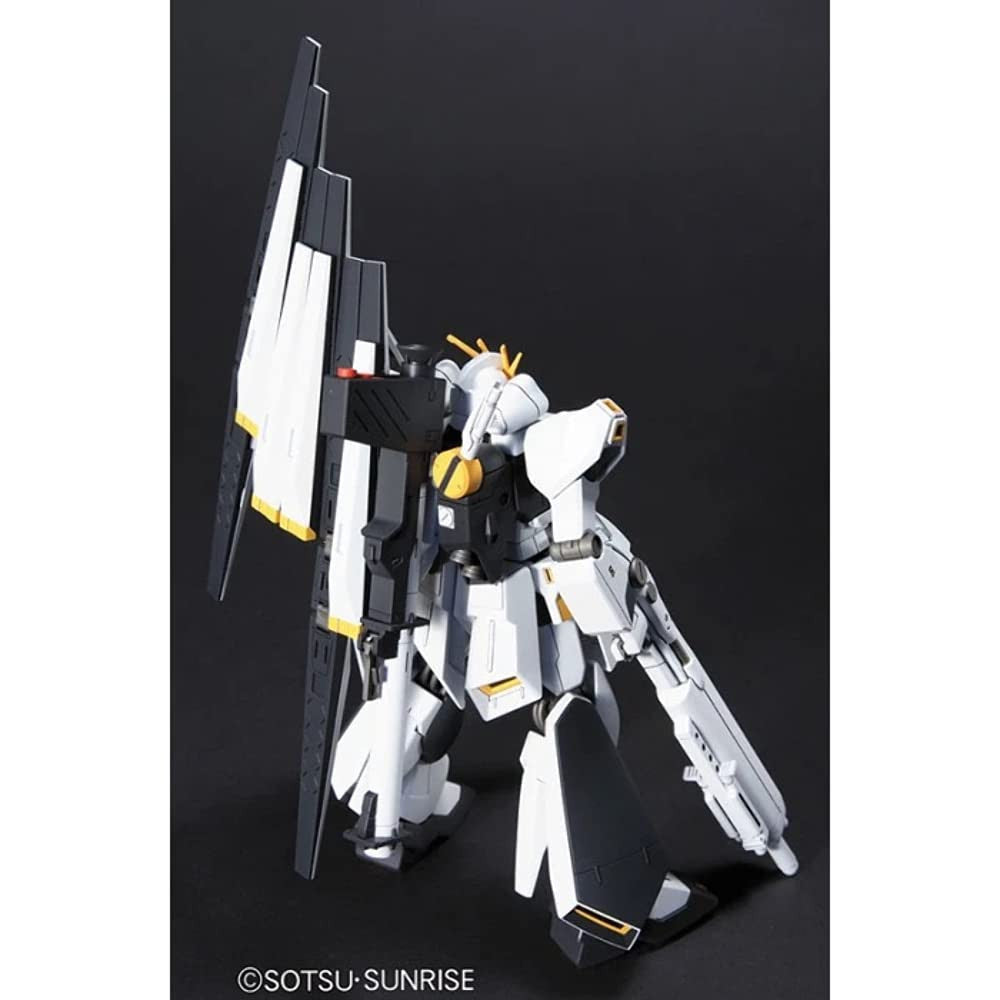BANDAI SPIRITS HGUC Mobile Suit Gundam Char's Counter Attack Å’O Gundam (Heavy Weapon System-Equipped) 1/144 Scale Color-Coded pre-Plastic Model