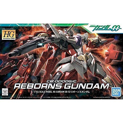 HG Mobile Suit Gundam 00 1/144 Reborns Gundam Plastic Model