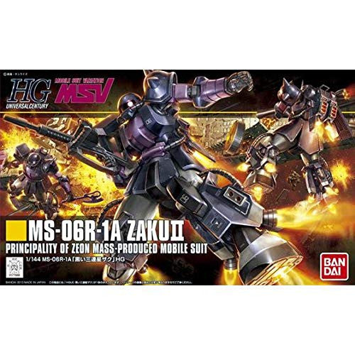 HGUC 1/144 Black Tri-Star Zaku II Plastic Model