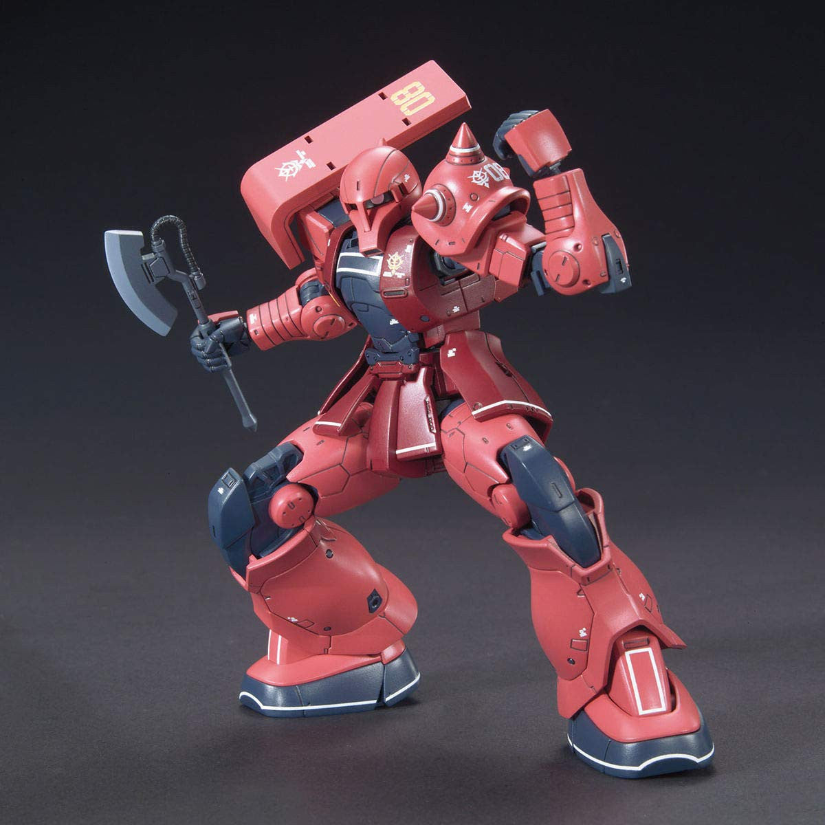 HG 1/144 MS-05S Char's Zaku I Plastic Model from Mobile Suit Gundam: The Origin
