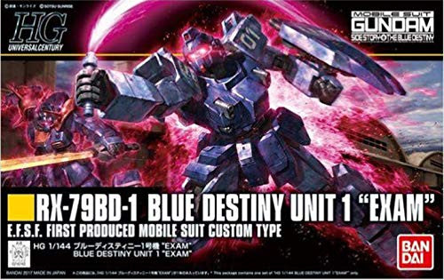 HGUC 1/144 Blue Destiny Unit 1 EXAM Plastic Model from Mobile Suit Gundam Gaiden Senritsu no Blue