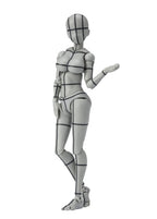 Tamashii Nations - Body Chan -Kentaro Yabuki- Wire Frame (Gray Color Ver.), Bandai Spirts S.H.Figuarts Action Figure