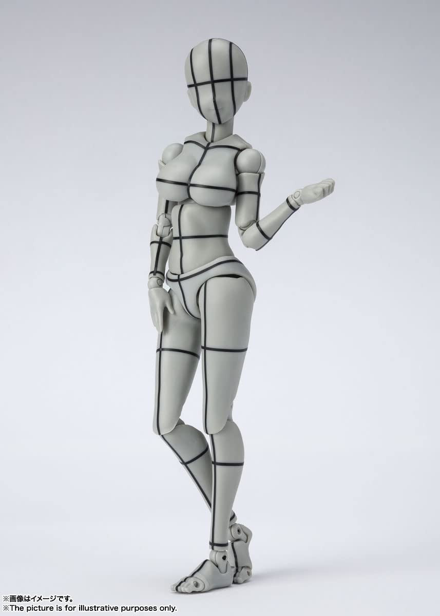 Tamashii Nations - Body Chan -Kentaro Yabuki- Wire Frame (Gray Color Ver.), Bandai Spirts S.H.Figuarts Action Figure