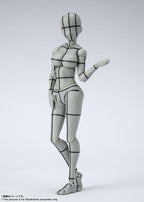 Tamashii Nations - Body Chan -Kentaro Yabuki- Wire Frame (Gray Color Ver.), Bandai Spirts S.H.Figuarts Action Figure