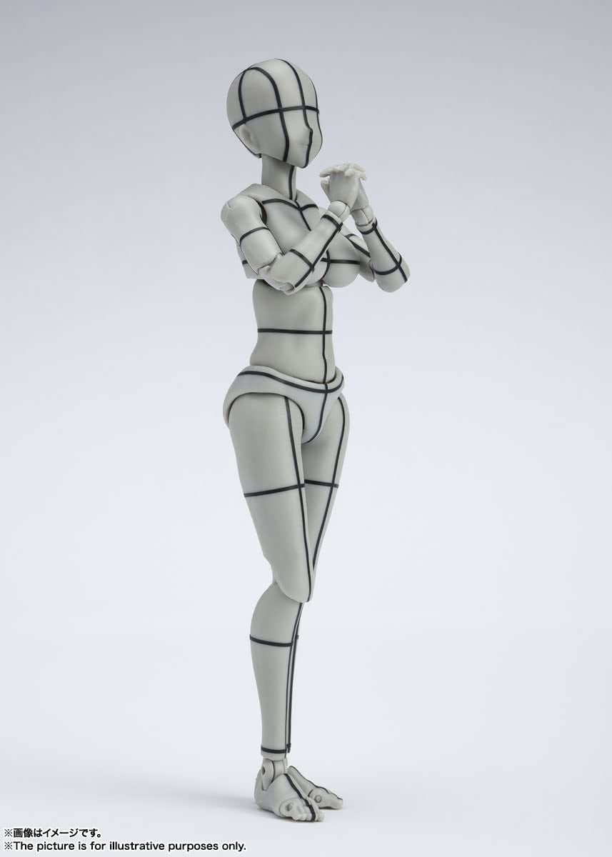 Tamashii Nations - Body Chan -Kentaro Yabuki- Wire Frame (Gray Color Ver.), Bandai Spirts S.H.Figuarts Action Figure