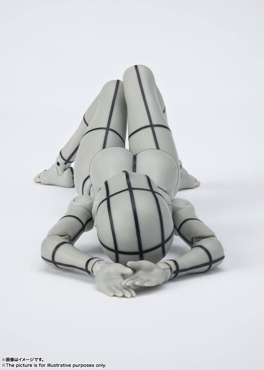 Tamashii Nations - Body Chan -Kentaro Yabuki- Wire Frame (Gray Color Ver.), Bandai Spirts S.H.Figuarts Action Figure