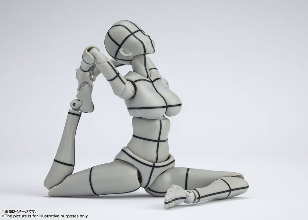 Tamashii Nations - Body Chan -Kentaro Yabuki- Wire Frame (Gray Color Ver.), Bandai Spirts S.H.Figuarts Action Figure