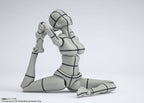 Tamashii Nations - Body Chan -Kentaro Yabuki- Wire Frame (Gray Color Ver.), Bandai Spirts S.H.Figuarts Action Figure