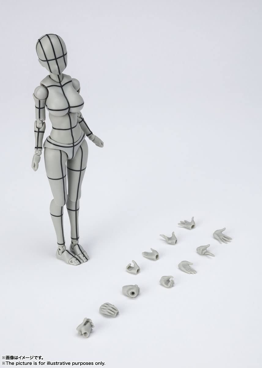 Tamashii Nations - Body Chan -Kentaro Yabuki- Wire Frame (Gray Color Ver.), Bandai Spirts S.H.Figuarts Action Figure