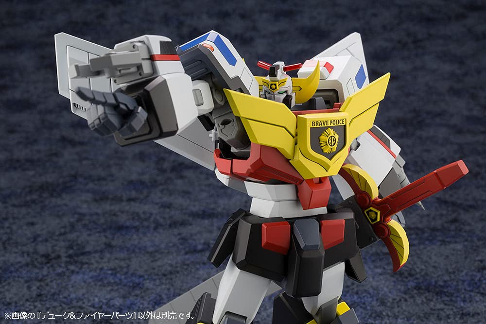 Kotobukiya The Brave Police J-Decker: Duke and Fire Parts Plastic Model Kit,Multicolor