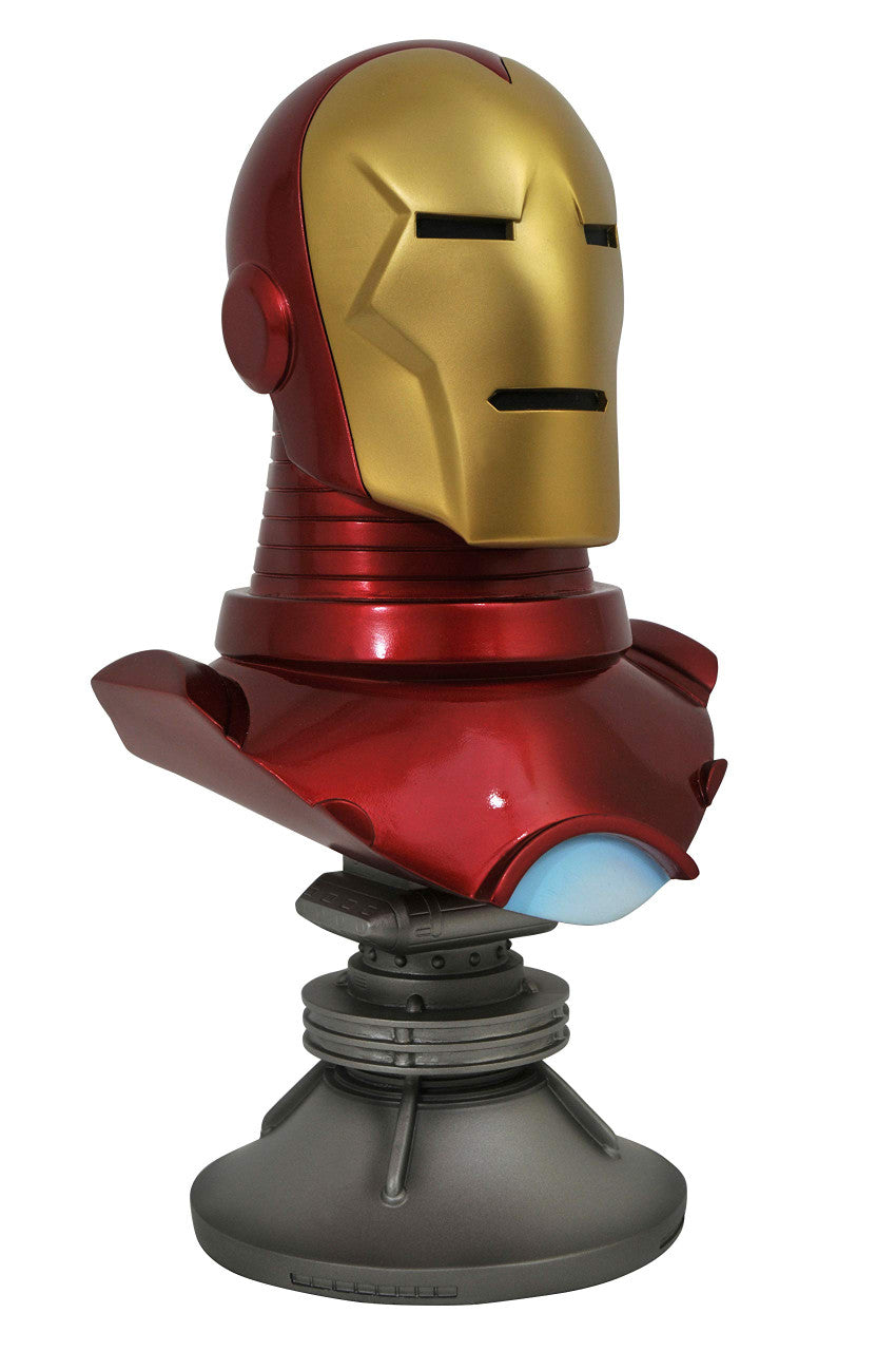 DIAMOND SELECT TOYS Legends in 3-Dimensions: Marvel Iron Man Half-Scale Resin Bust