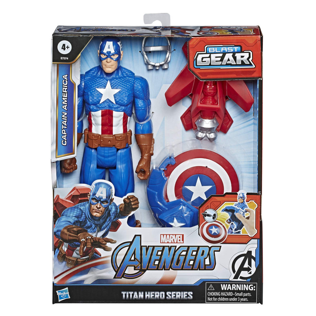 Avengers Blast Gear Captain America Action Figure