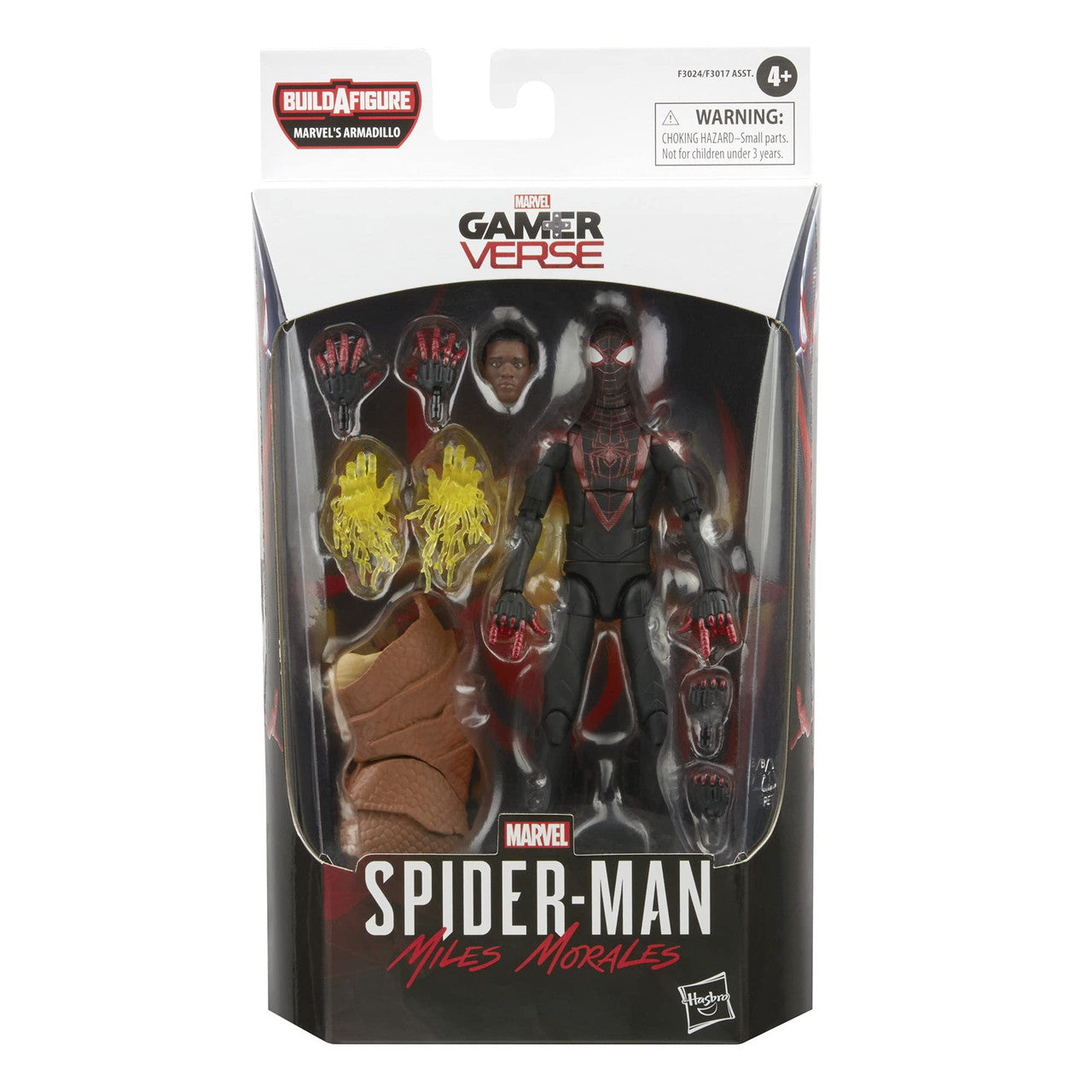 Spider-Man Marvel Legends Series Gamerverse Miles Morales 6-inch Collectible Action Figure Toy and 7 Accessories and 1 Build-A-Figure Part(s)