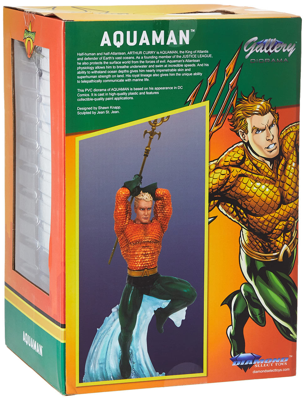 DC GALLERY AQUAMAN COMIC PVC FIGURE (O/A)