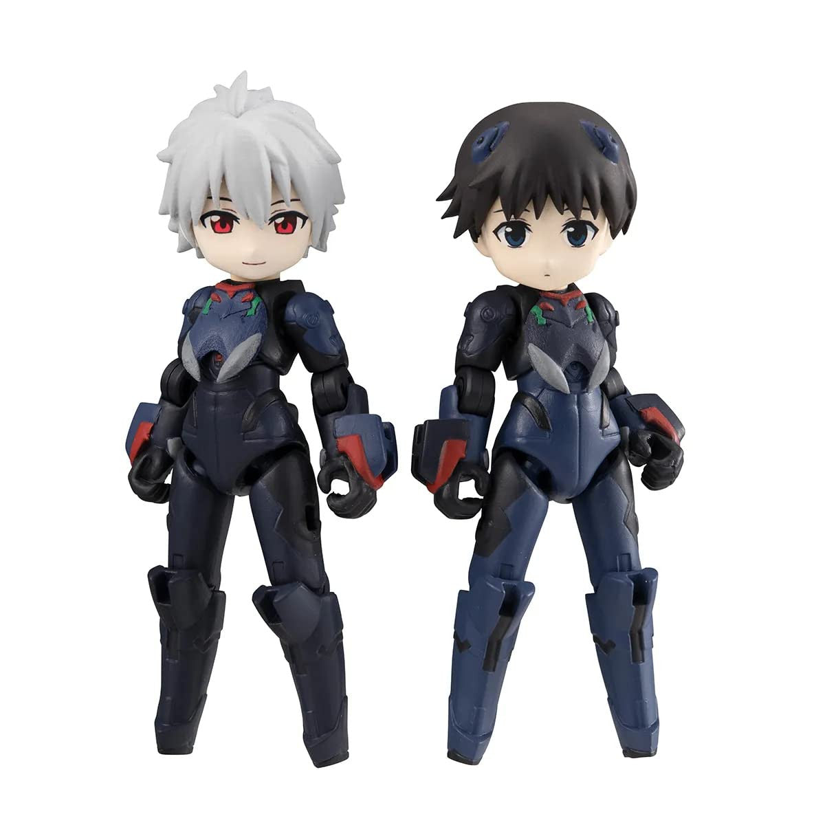 MegaHouse - Evangelion - Shinji Ikari, Kaworu Nagisa & Evangelion 13 (Theatrical Edition), Megahouse Desktop Army Figures