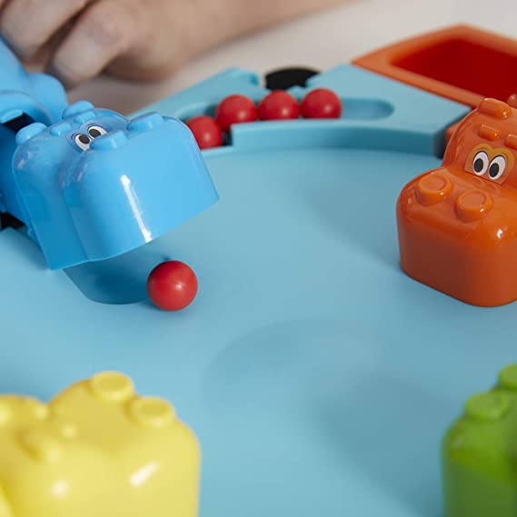 Hasbro Gaming Hungry Hippos Classic Kids Board Game - Fast-Paced Family Fun, Active Play, 989360790