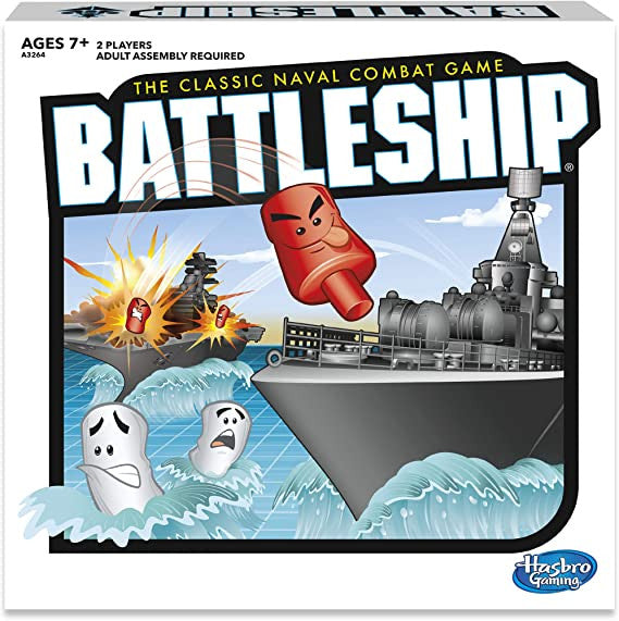 Battleship Classic Board Game Strategy Game Ages 7 and Up For 2 Players