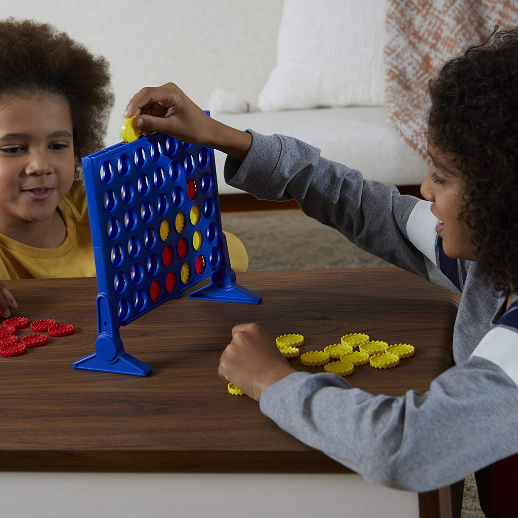 Connect 4 Classic Grid , 4 in a Row Game, Strategy Board Games for Kids, 2 Player . for Family and Kids, Ages 6 and Up