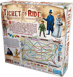 Asmodee Ticket to Ride North America Board Game Base Game for Adults and Family for Ages 8 and up for 2 to 5 Players Average Playtime 30 to 60 Minutes DOW-DO7201