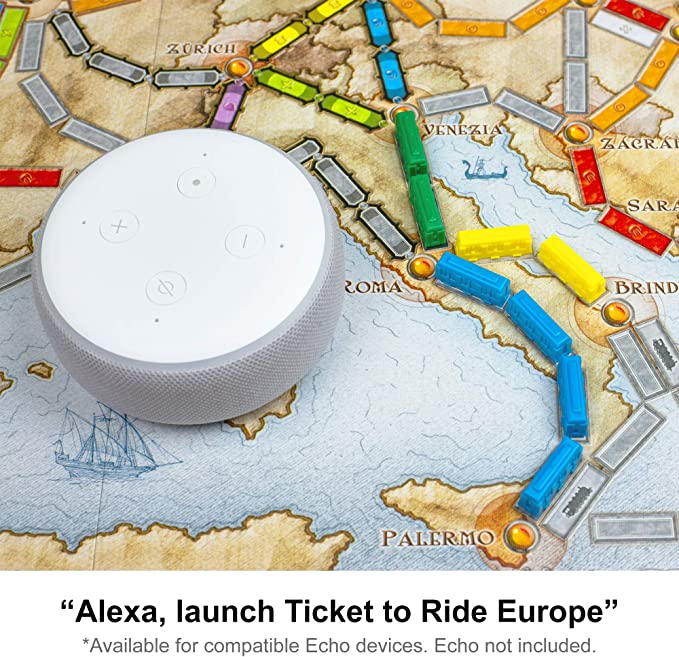 Asmodee Ticket to Ride Europe Board Game Strategy Family Game for Ages 8 and up for 2 to 5 Players Average Playtime 45 Minutes DO7202