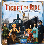 Ticket to Ride Rails & Sails Board Game for Adults and Family Ages 10+ For 2 to 5 players Average Playtime 60-120 minutes