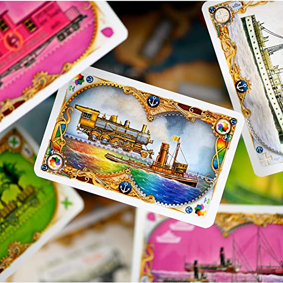 Ticket to Ride Rails & Sails Board Game for Adults and Family Ages 10+ For 2 to 5 players Average Playtime 60-120 minutes