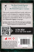 Fantasy Flight Games Arkham Horror The Card Game The Essex County Express Mythos Pack Ages 14 Plus 1 to 2 Players Avg Playtime 1 to 2 Hours FFG AHC04