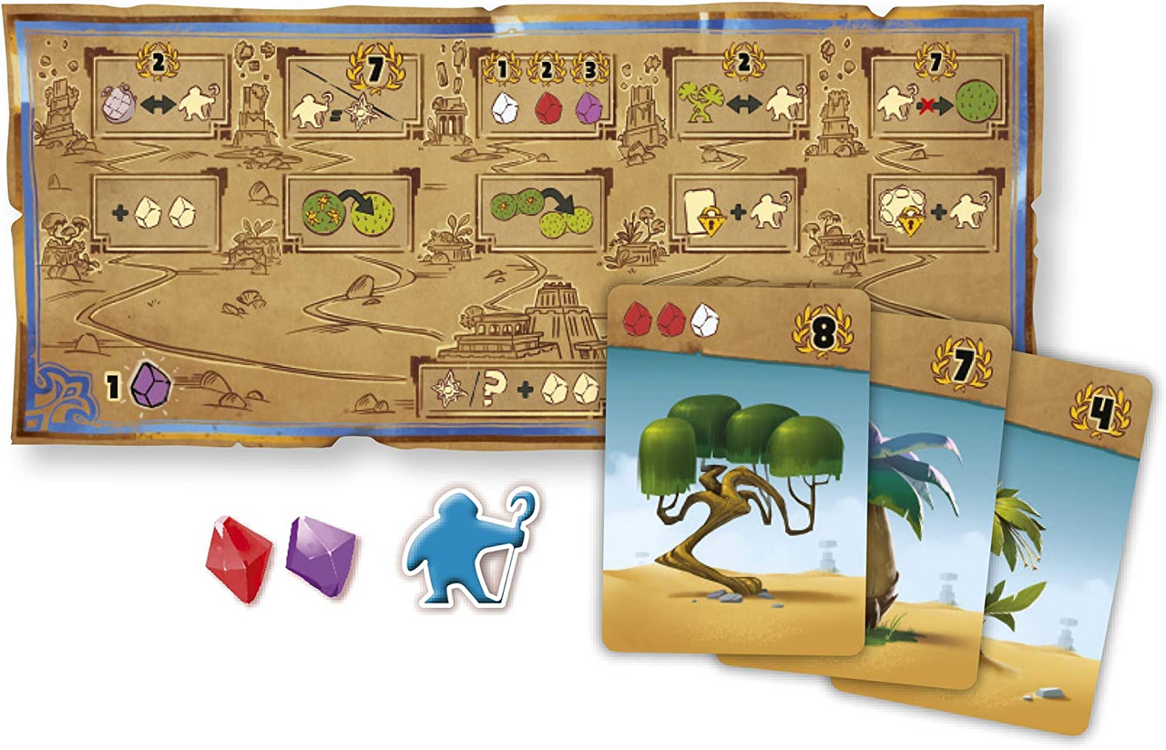 Iello Games Ishtar Gardens of Babylon Strategic Garden-Building Board Game IEL-51620