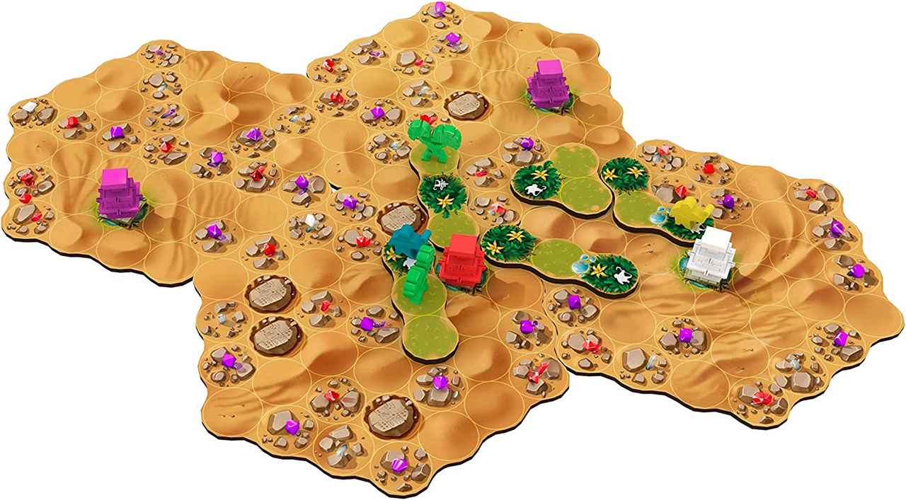 Iello Games Ishtar Gardens of Babylon Strategic Garden-Building Board Game IEL-51620
