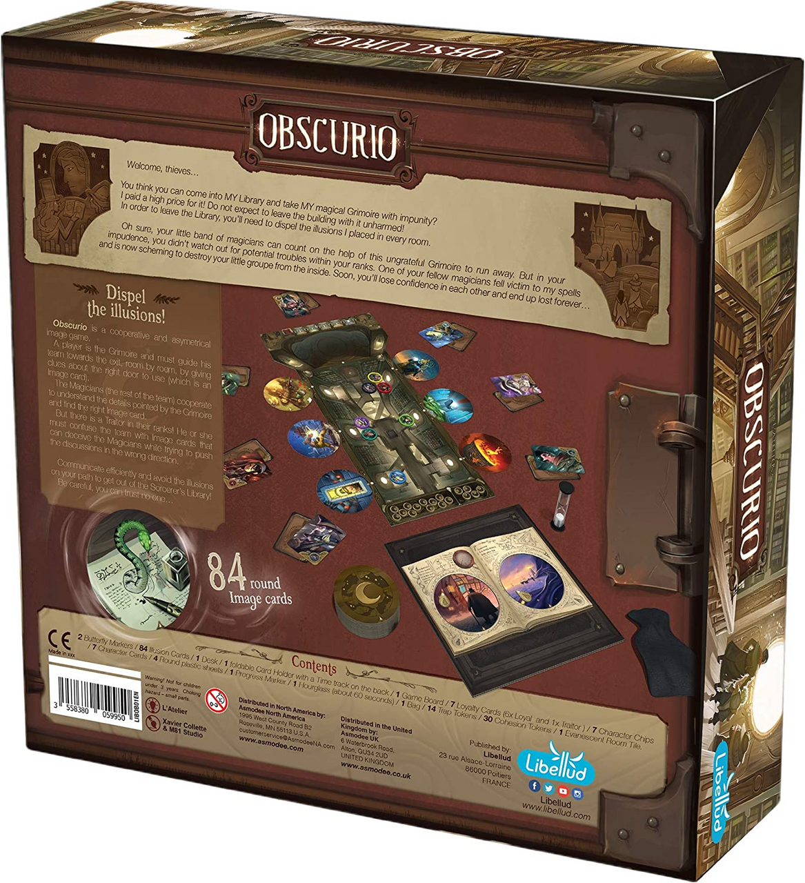 Asmodee Obscurio Communication game based on image interpretation with a traitor LBOB01