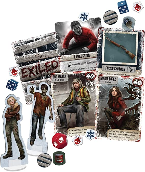Dead of Winter A Crossroads Game Board Game Post-Apocalyptic Survival Game for Adults and Teens Ages 13+ for 2-5 Players Average Playtime 1-2 Hours