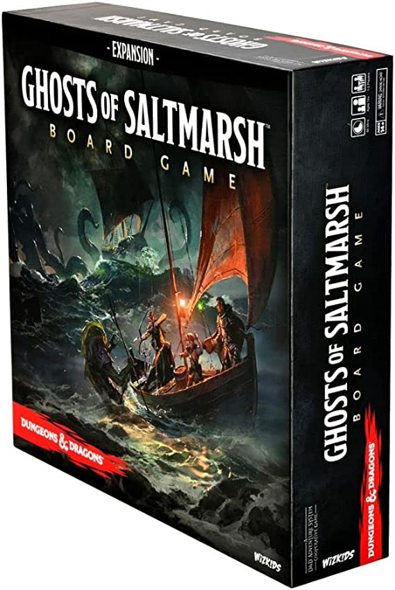 WizKids Dungeons & Dragons : Ghosts of Saltmarsh Adventure System Board Game Expansion (Premium Edition)