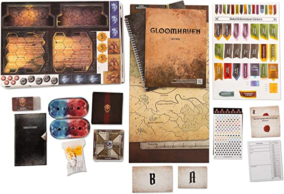 Cephalofair Games Gloomhaven Multi-Award-Winning Strategy Boxed Board Game for ages 12 & Up, Multicolor