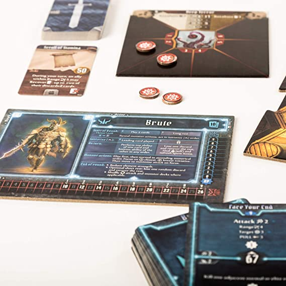 Cephalofair Games Gloomhaven Multi-Award-Winning Strategy Boxed Board Game for ages 12 & Up, Multicolor