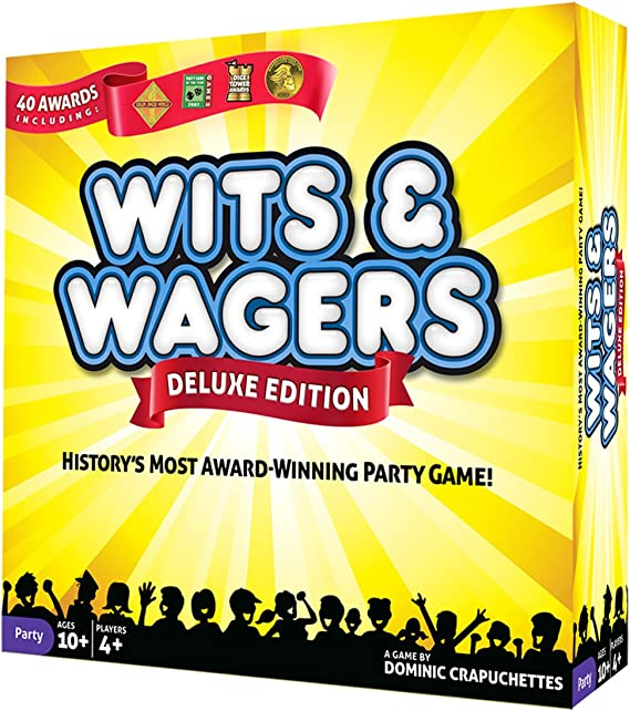 North Star Games Wits & Wagers Deluxe Edition Kid-Friendly Party and Trivia Board Game NSG-110