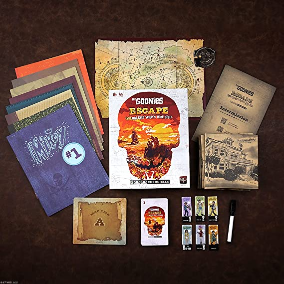 The Goonies: Escape with One-Eyed Willyâ€™s Rich Stuff - A Coded Chronicles Game | Escape Room Game for Kids & Adults | Featuring Puzzles and Goonies Characters | Officially Licensed Escape Room Game